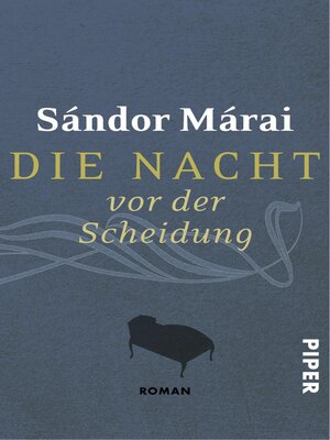 cover image of Die Nacht vor der Scheidung